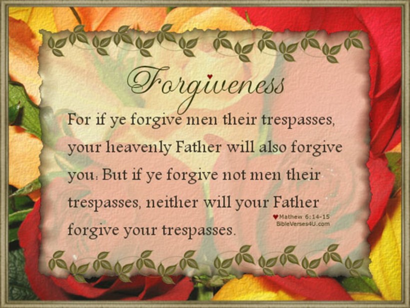 forgiveness